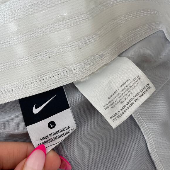 NIKE Men’s Vapor Select High Piped Baseball Pants Size L Gray & Red Softball - Picture 7 of 7